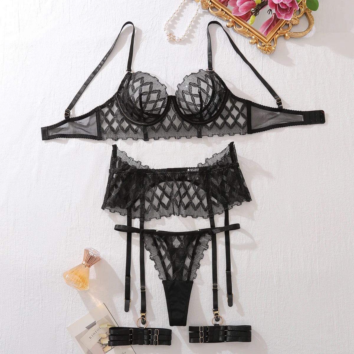 Ensemble Lingerie Sexy Luxe Dentelle